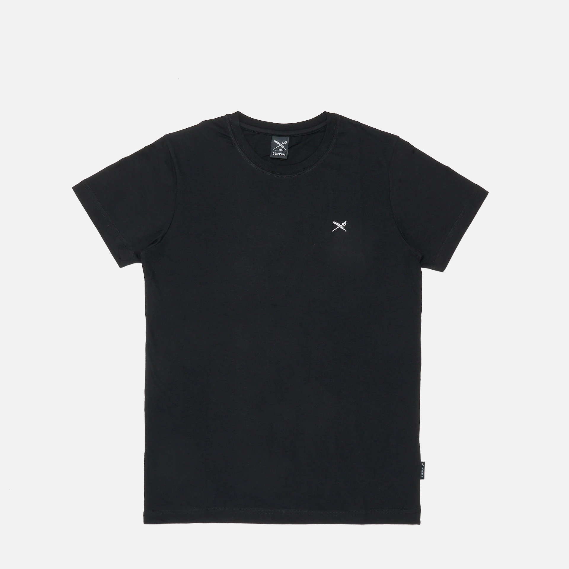 Iriedaily Mini Flag Embroidered 2 T-Shirt Black